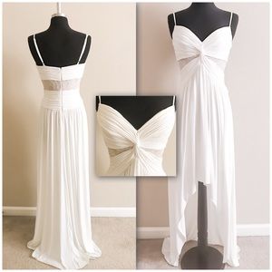 Gorgeous off white cocktail dress.